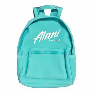 Alani Nu Mini Backpack Teal Neoprene Promo Bag Gym Travel Excellent Condition
